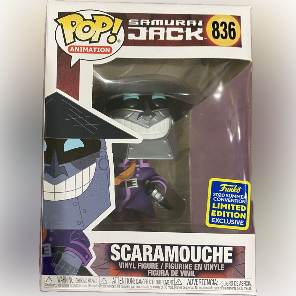 SAMURAI JACK SCARAMOUCHE • FUNKO POP! ANIMATION EXCLUSIVE LIMITED EDITION